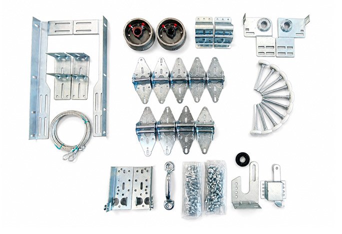 8'x7' or 9'x7' Garage Door Hardware Box & Kit Manufacturer