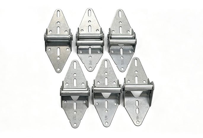 14 Gauge Residential Garage Door Hinges (#1-#6) Wholesale Supplier