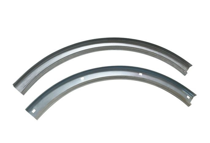 2 Horizontal Track w/ 12 Radius, .075, w/ Angle For 7 Garage Door