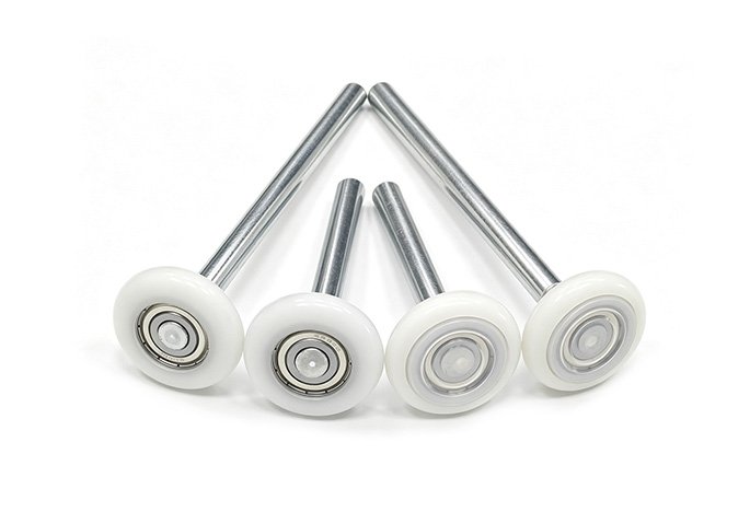 Light Duty Nylon Garage Door Roller, 6200zz Bearing, 4 and 7 Stem