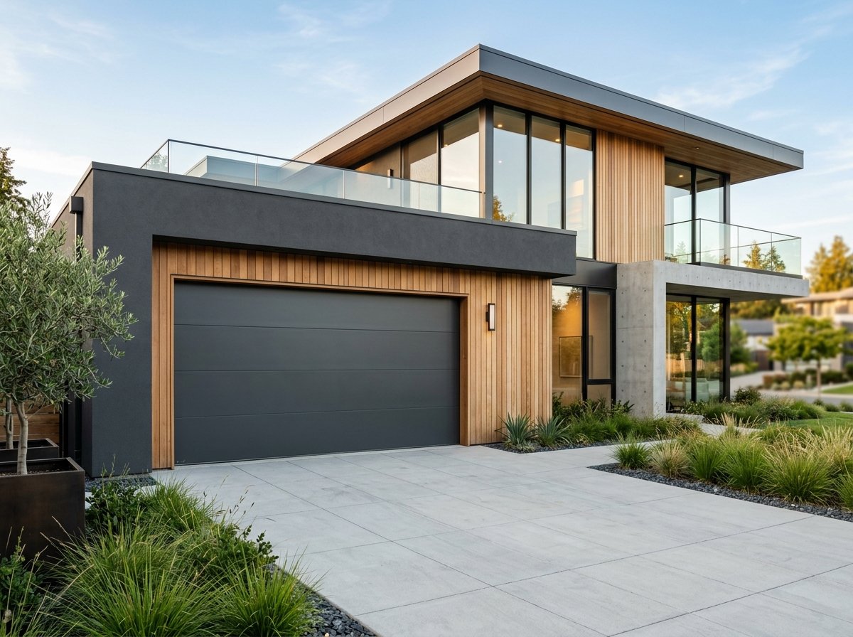 Modern Flush Architectural Sectional Door
